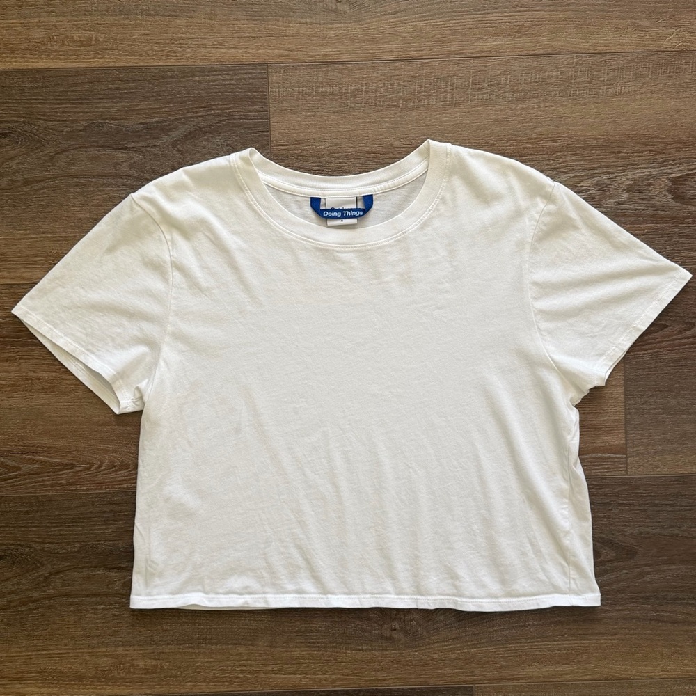 Outdoor Voices White Tee